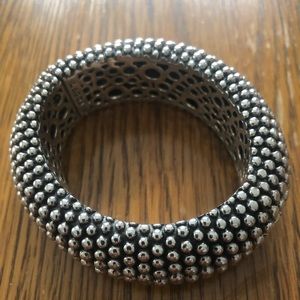 Preowned Lagos Sterling Silver Wide Bracelet